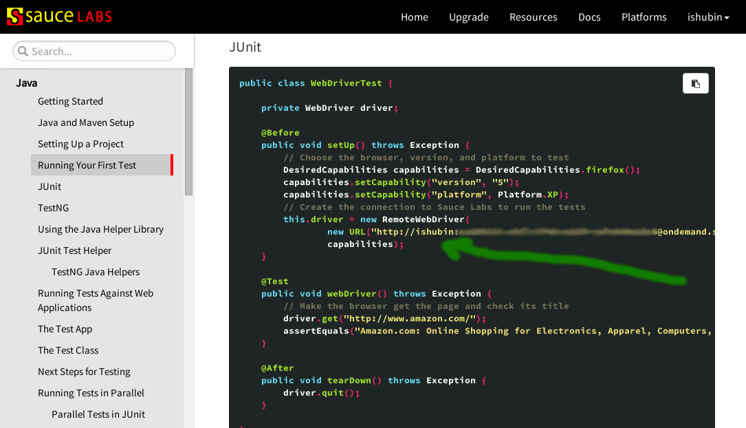 Mobile Testing ToolSauceLabs