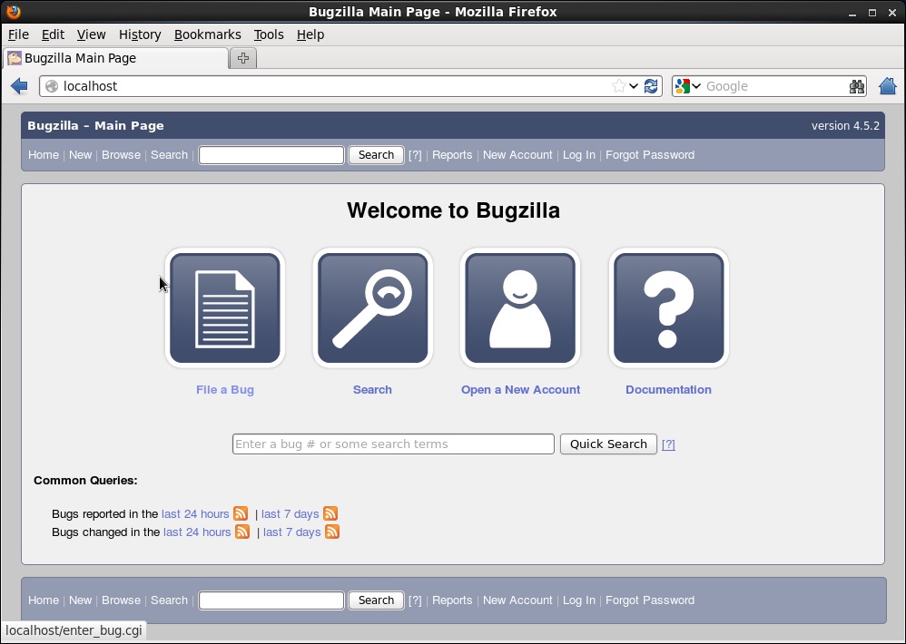 Bug Tracking tool Bugzilla
