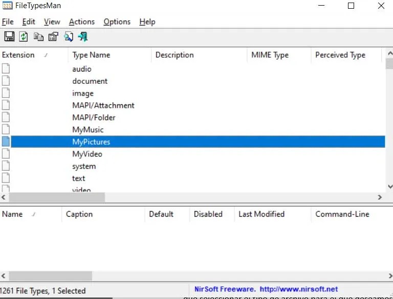 File Types Manager cambiar los iconos por defecto de Windows