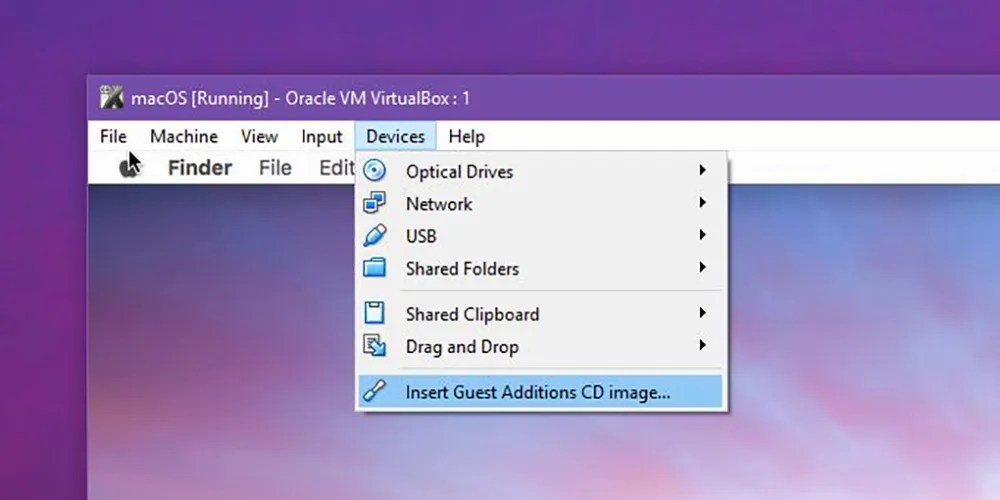 How to install the Virtual Box Guest Additions Gearrice
