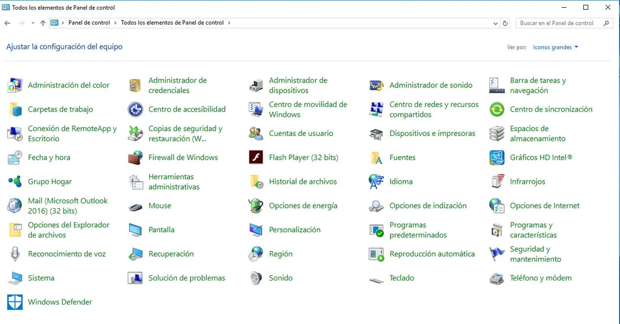 Conoce diversas maneras de acceder al Panel de Control en Windows 10