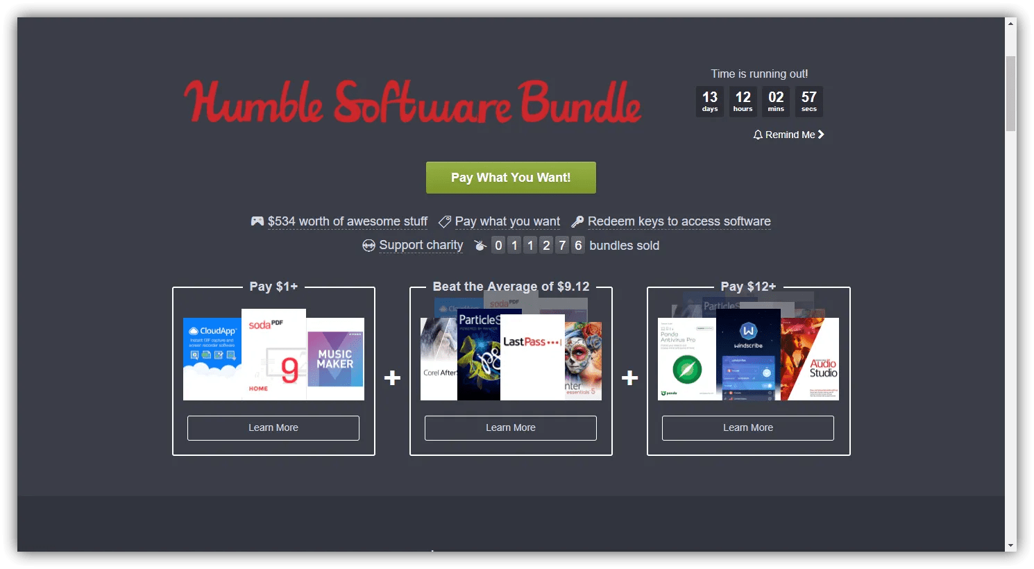 Humble Software Bundle Consigue estas aplicaciones valoradas en 500