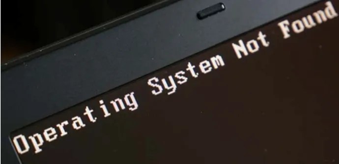 Laptop Operating System Not Found
