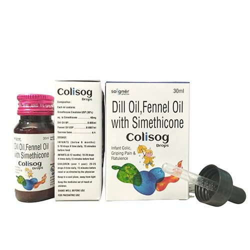 Dill Oil, Fennel Oil with Simethicone Drops Manufacturer and Supplier