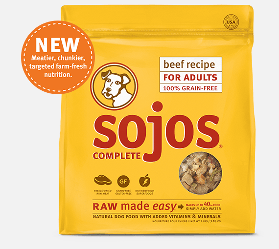 Sojos Complete Dog Food Beef Recipe Sojos