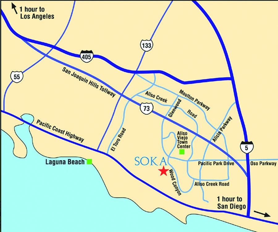 Soka University Campus Map Driving Directions Soka University of America