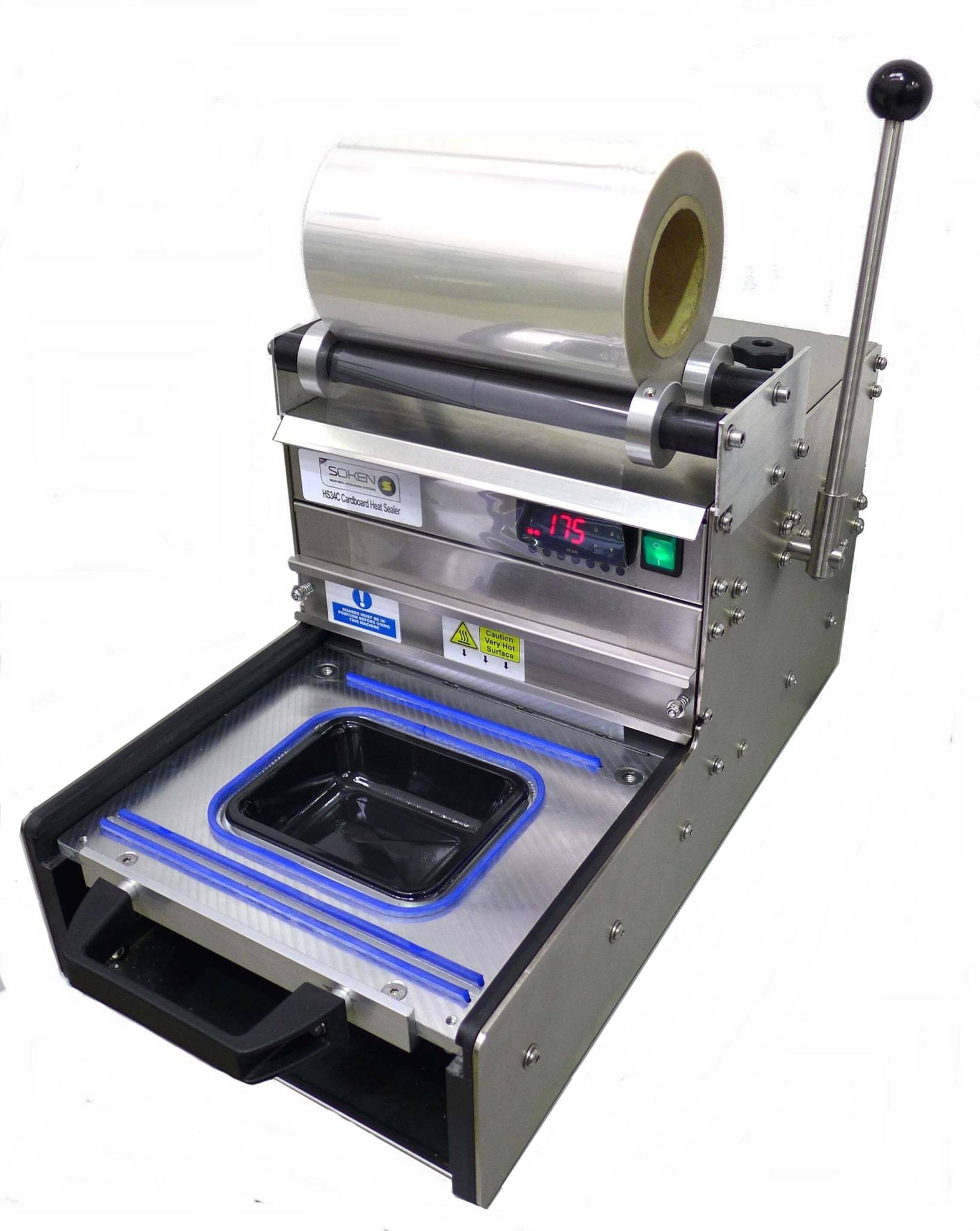Soken HS34CF Profile cut foil, plastic, cardboard film sealer Soken HeatSeal Packaging Systems