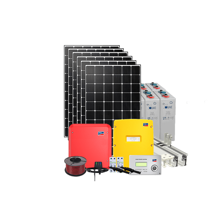 10kWh OffGrid Solar System AC Coupled 48V 4.6kW Inverter Solar Mart