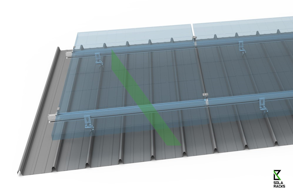 Standing seam roof mounting system Claw China Solaracks