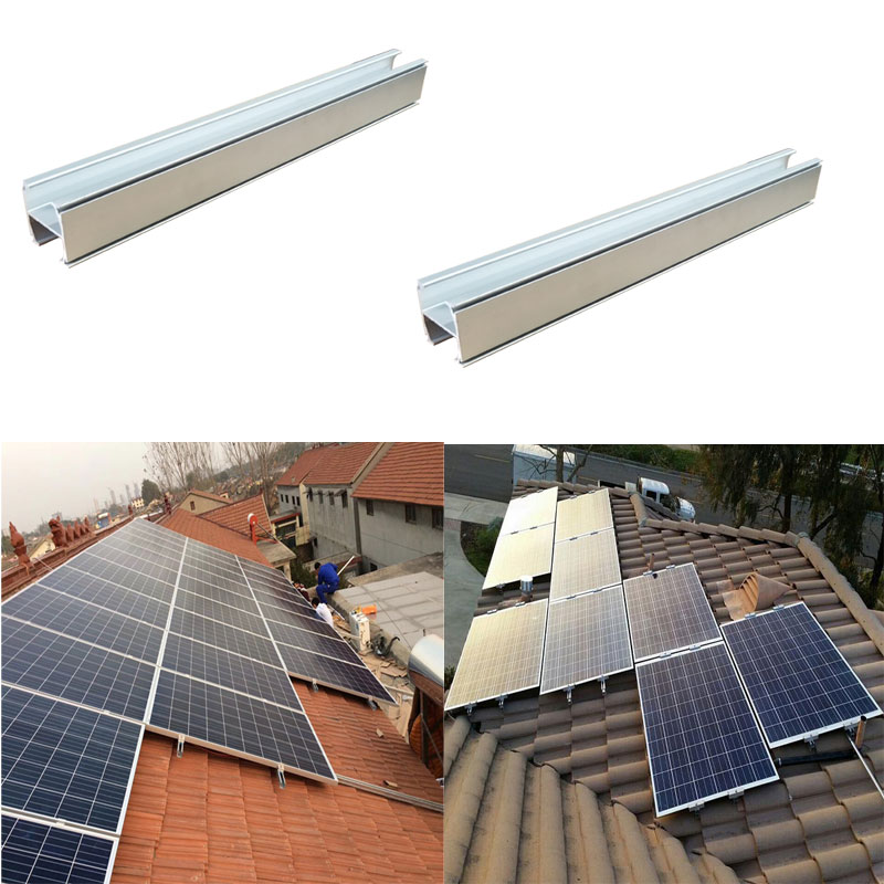 Solar Panel Mounting Rails SPCR002H for PV module installation