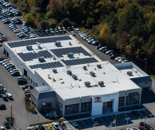 Massachusetts McGee Toyota goes green with solar