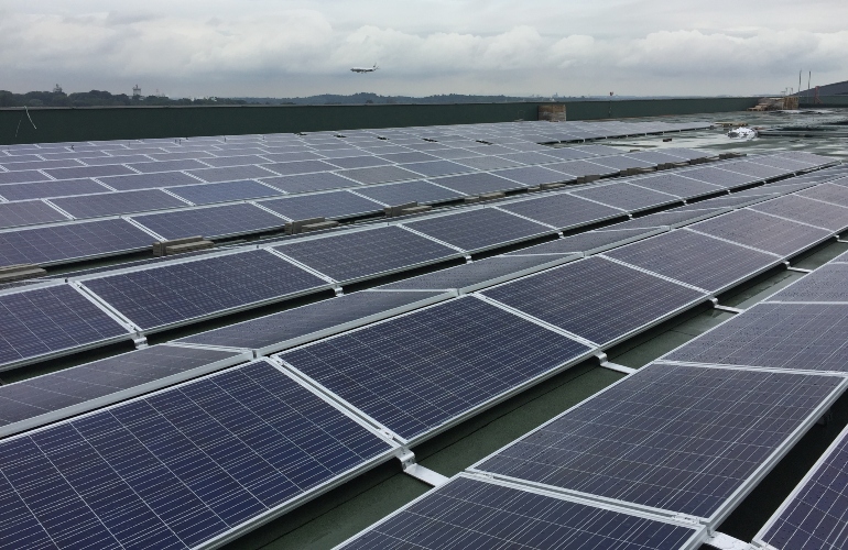 Eastwest solar projects maximize the number of panels on an array