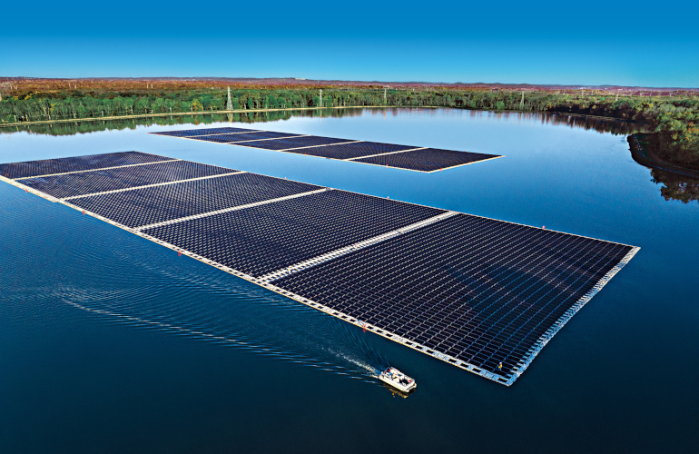 Largest floating solar array in North America now online in New Jersey