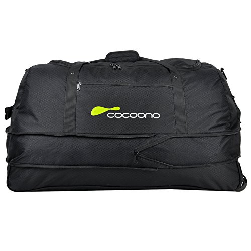 XXL Rollenreisetasche COCOONO 100135 Liter Volumen Reisetasche faltbar Trolley Koffer STORM