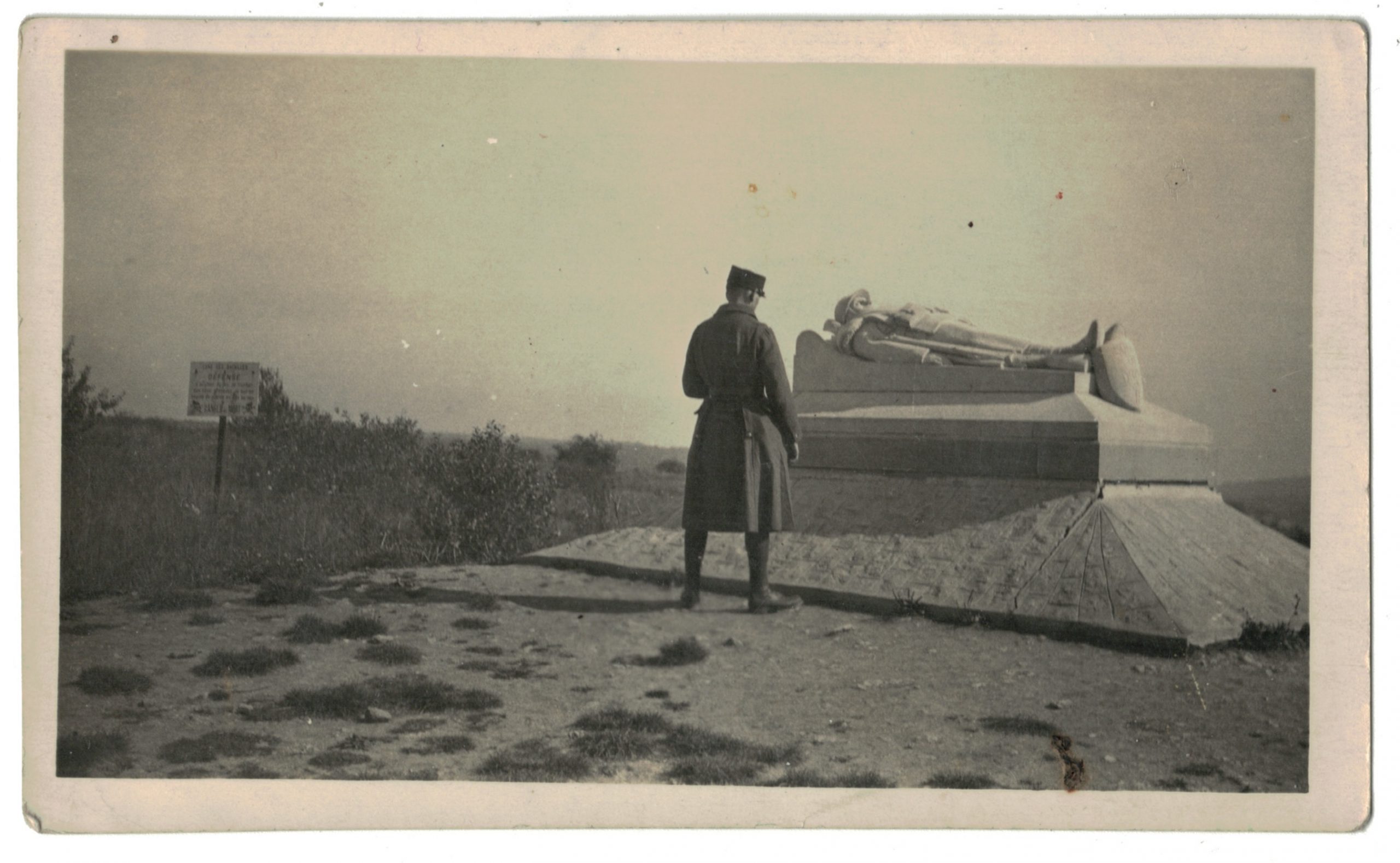 Photo papier originale Mémorial Verdun 1931 Souvenir 14/18