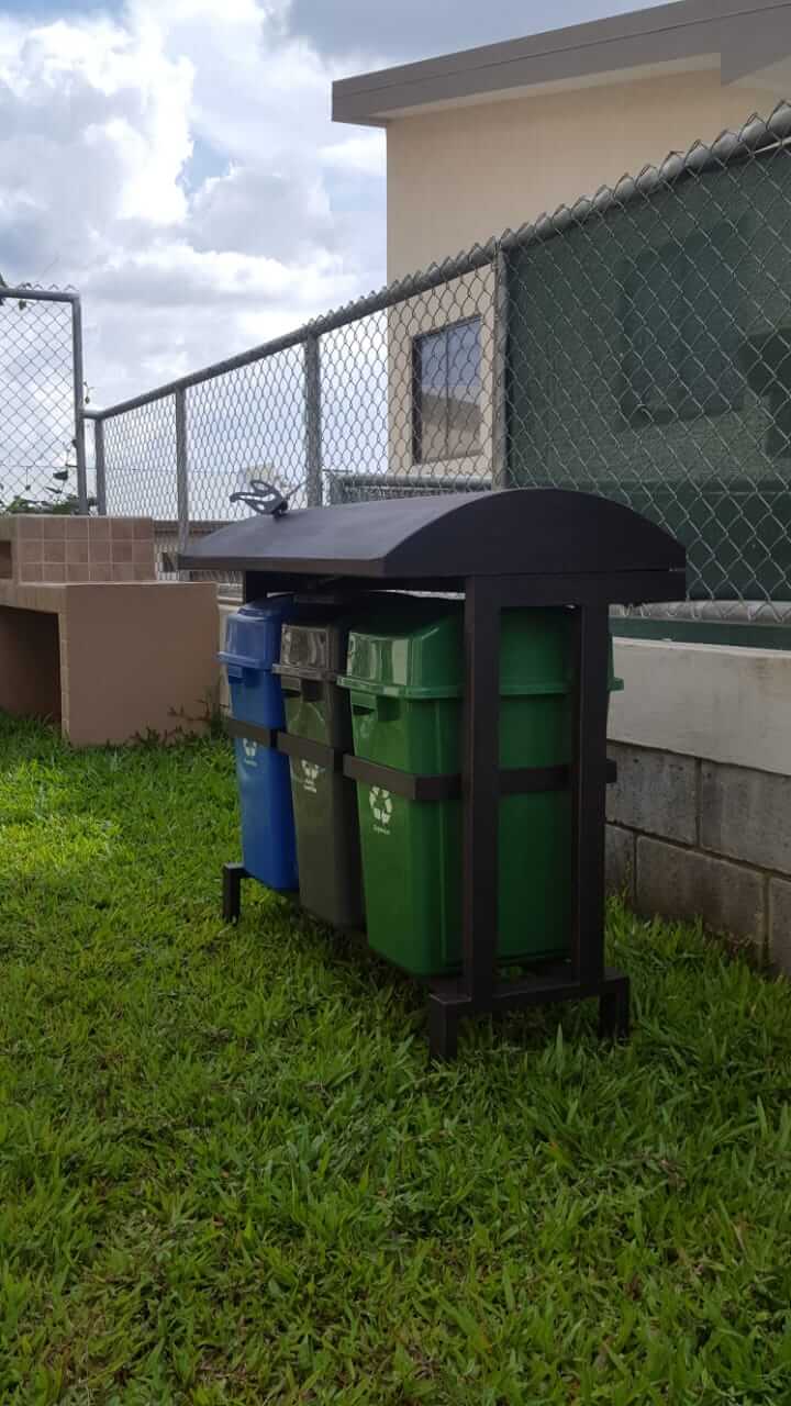 Basureros de hierro (3) Soldadura CMH