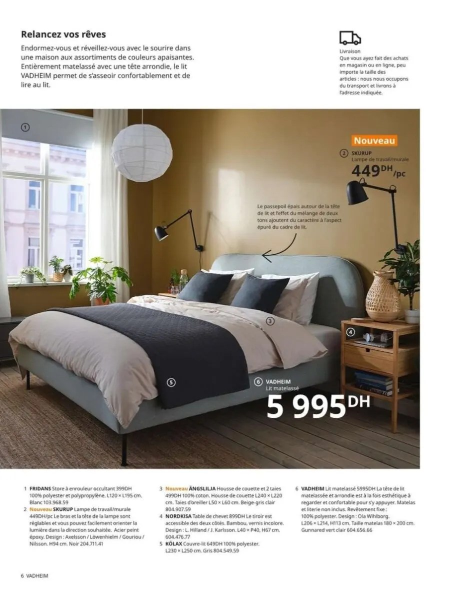 Catalogue annuel Ikea Maroc Spécial Chambre à coucher Edition 2022