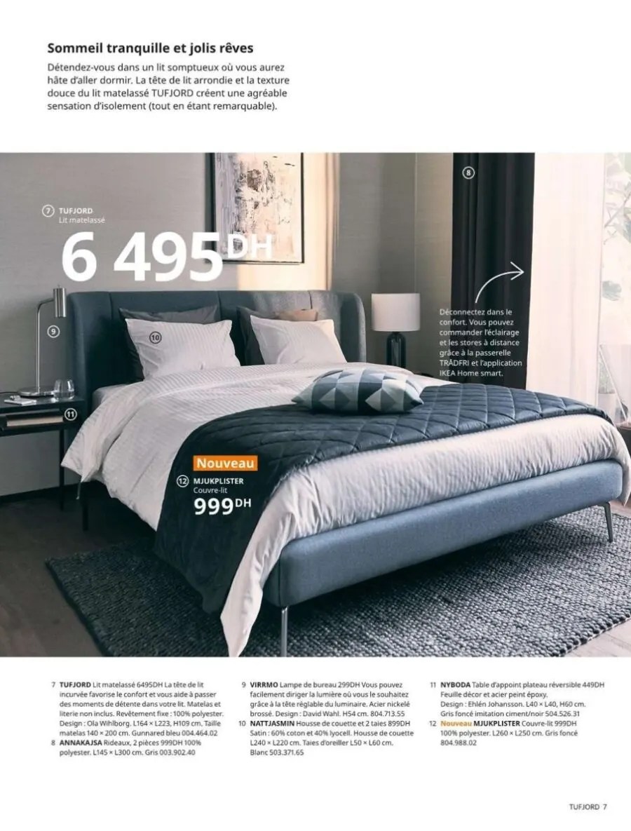 Catalogue annuel Ikea Maroc Spécial Chambre à coucher Edition 2022