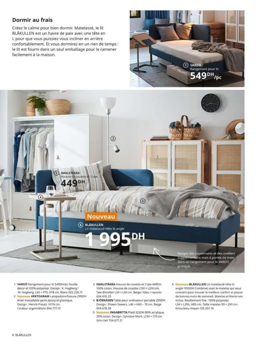 Catalogue annuel Ikea Maroc Spécial Chambre à coucher Edition 2022
