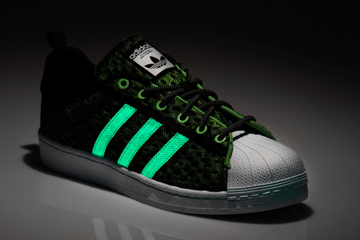 adidas Superstar Glow In The Dark Green Soleracks