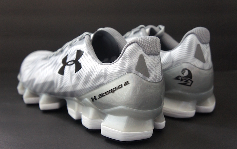 Under Armour Scorpio 2 White Silver Soleracks