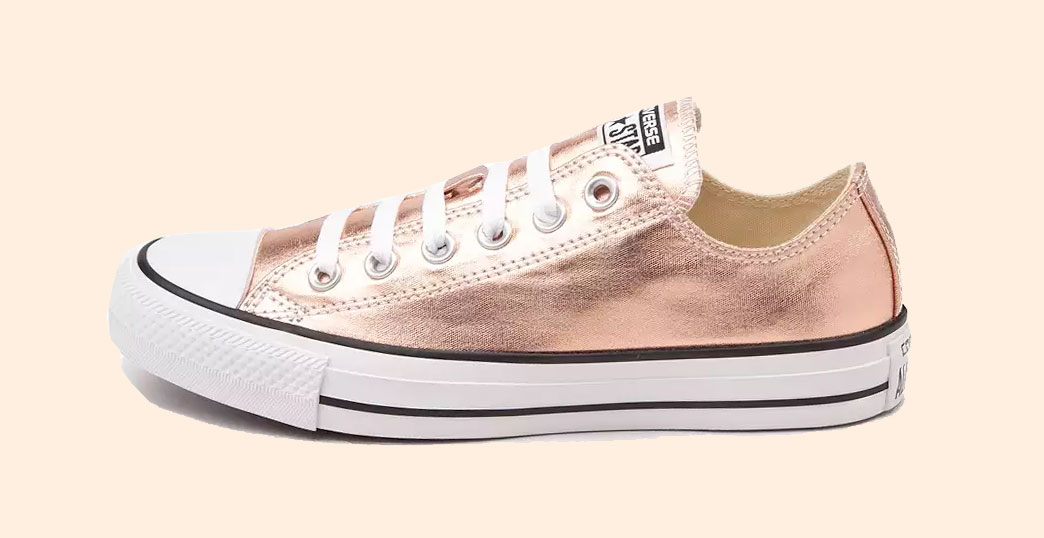 Converse All Star Metallic Rose Gold Soleracks
