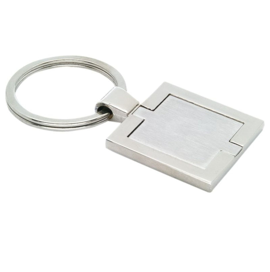Square Metal Keychain Solezgu