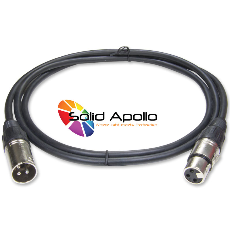 5 Ft Male/Female DMX Cable