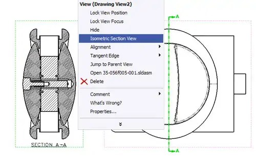 How to Make an Isometric Section View in SolidWorks