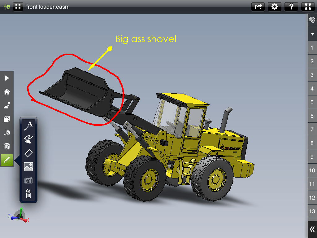 SolidWorks Launches eDrawings Pro for iPad. Measure, Markup and More