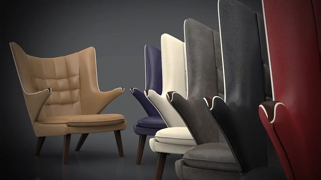 Sørensen Leather Releases Catalog of 289 Leather Materials on KeyShot