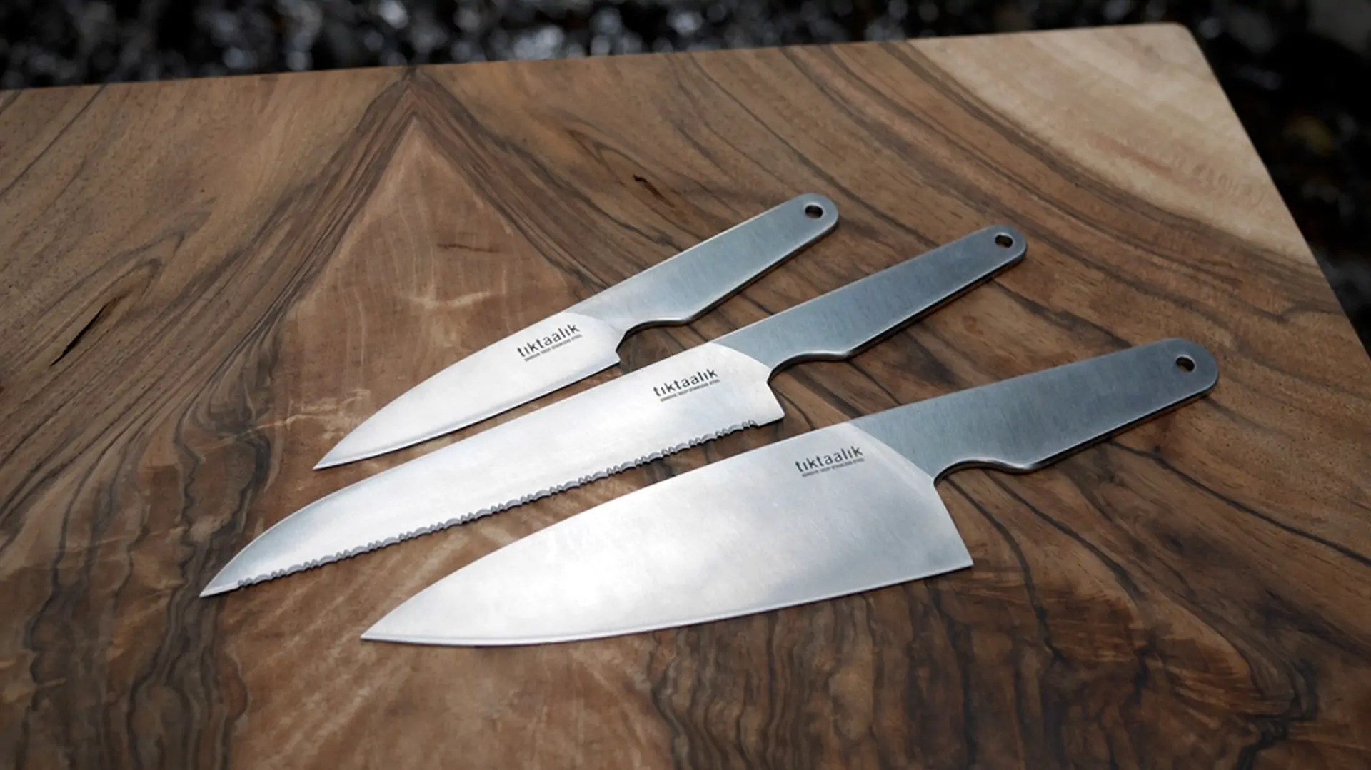 The Field Knife Set Redesigns Professional Kitchen Cutlery for Lightweight Camping SolidSmack
