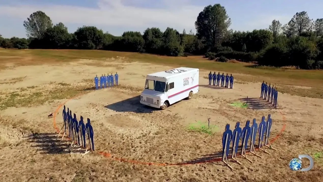 This is What Happens When a Mail Truck is Blown Up With 84 lbs of TNT