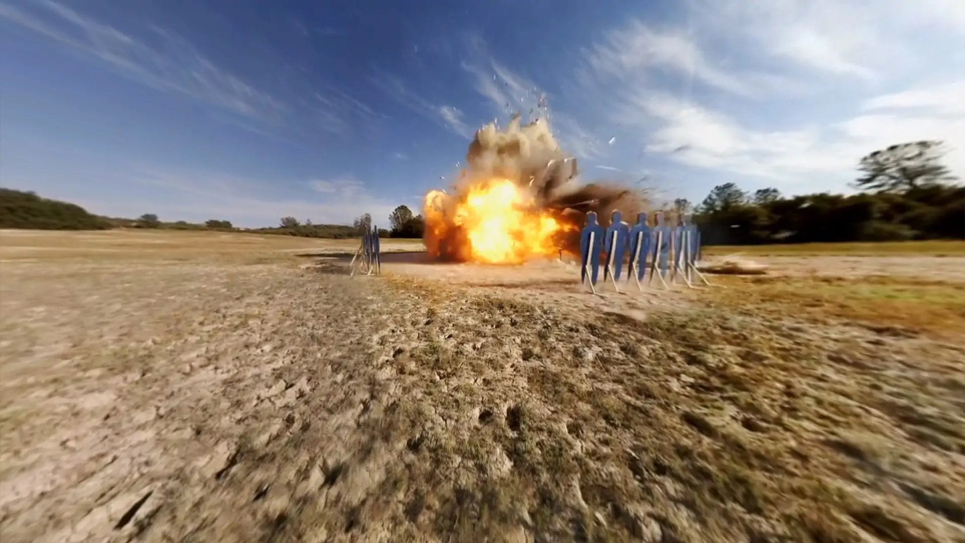 This is What Happens When a Mail Truck is Blown Up With 84 lbs of TNT