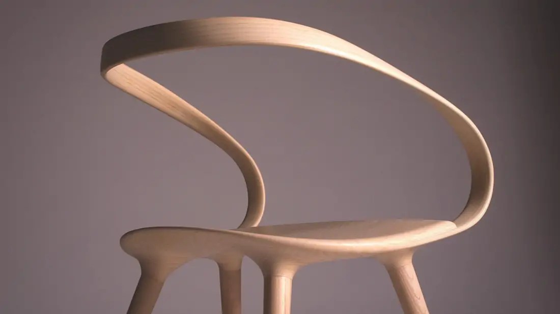 This Insane Bent Plywood Chair is Inspired by Modern Bicycle Design