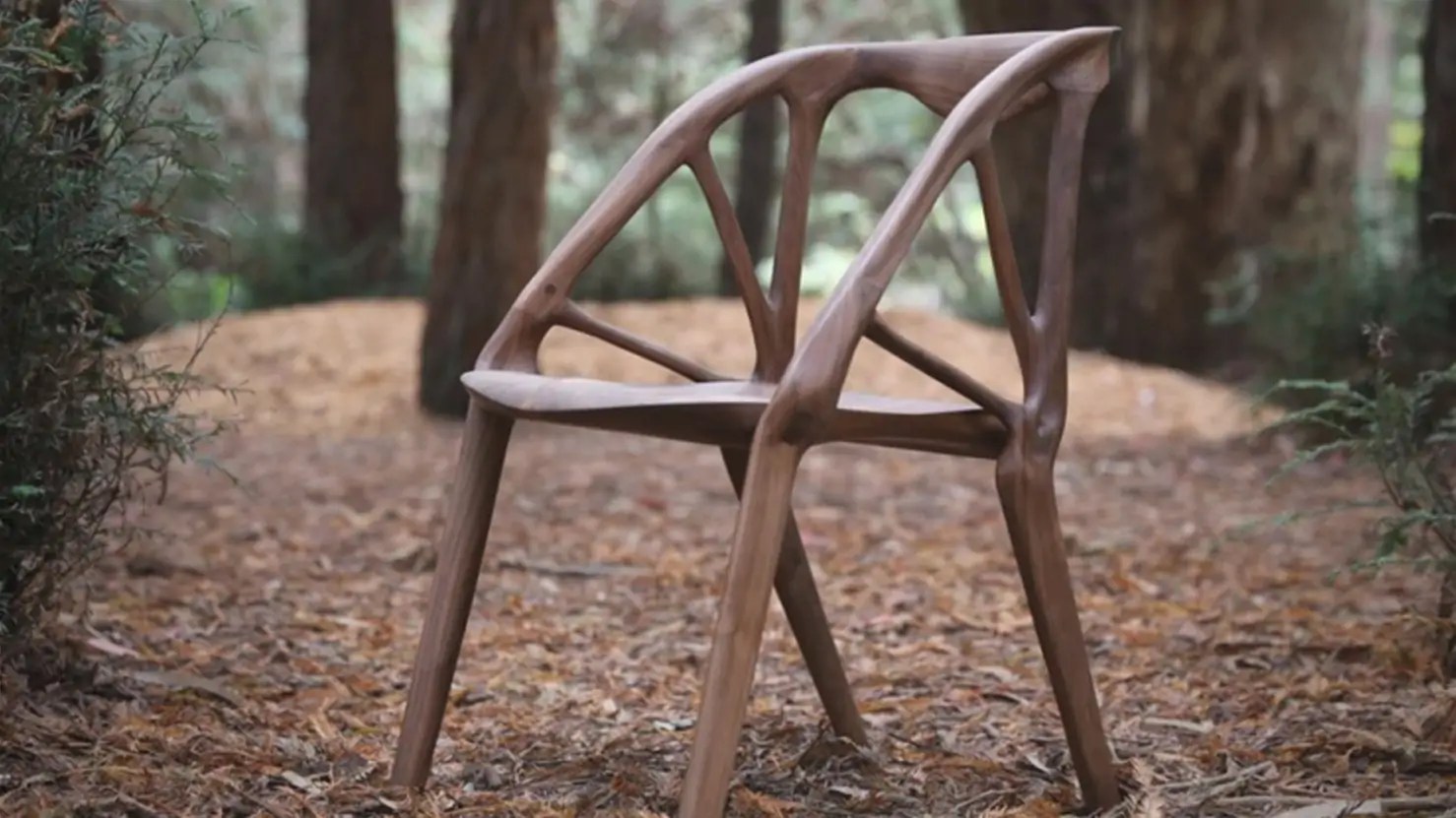 Insane Wood Chair Created Using Generative Design