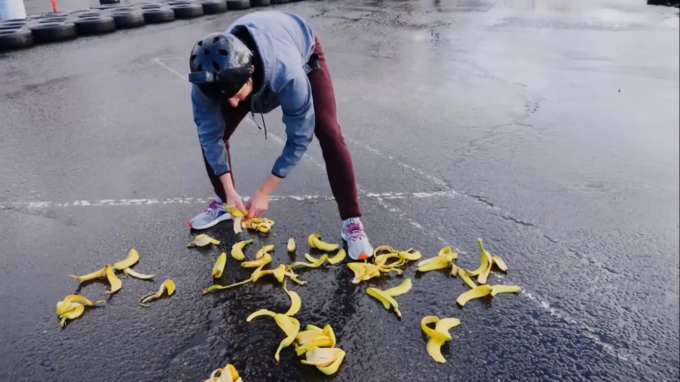 What Happens When You Throw Banana Peels Onto a GoKart Track? SolidSmack