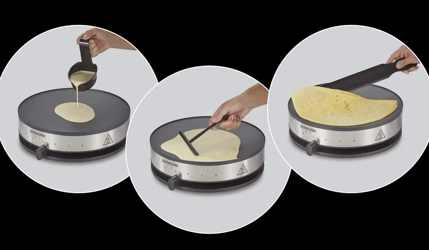 Proctor Silex 38400 Best Crepe Maker for Instant PaperThin Crepes