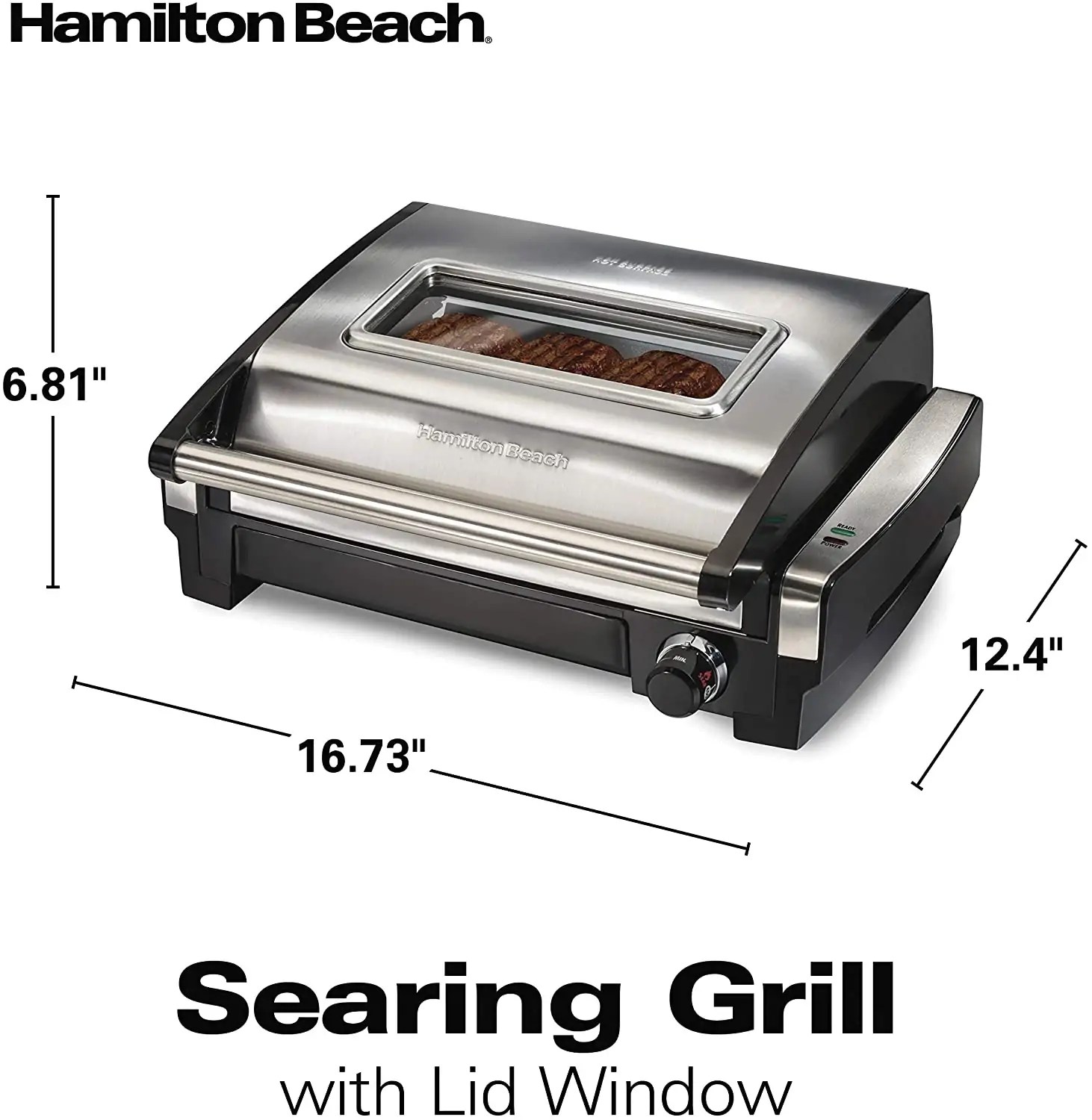 Hamilton Beach 25361 The Best Indoor Grill for Smokefree Cooking