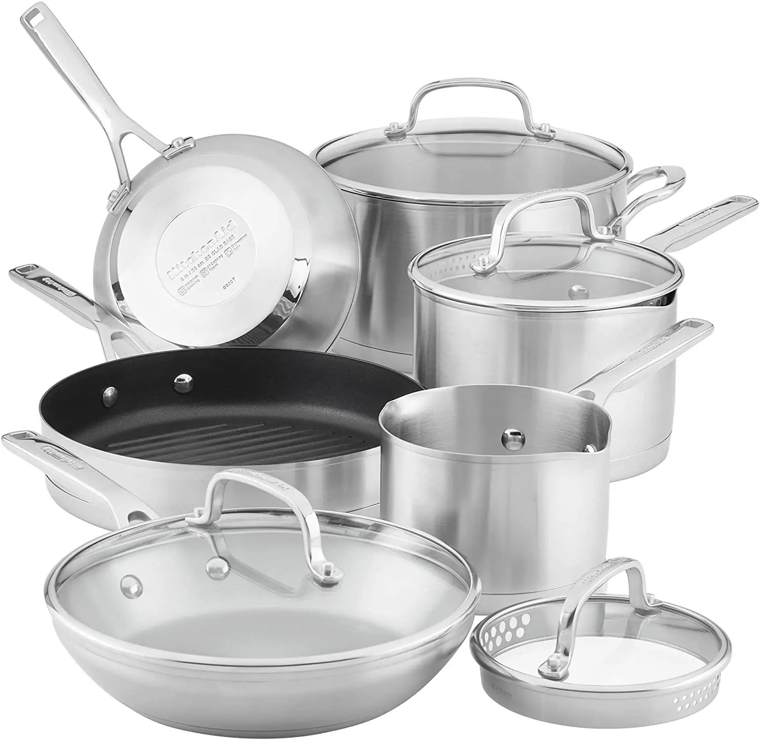 Check Out the Best KitchenAid Stainless Steel Cookware Set