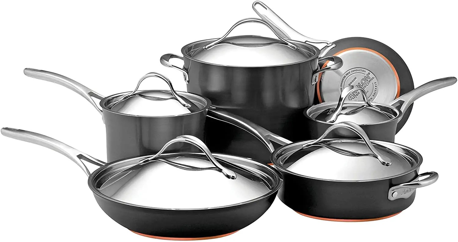 Anolon Nouvelle Copper Cookware Set Review