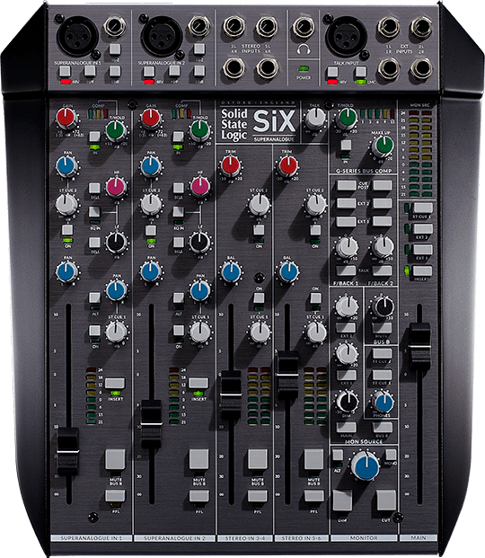 Solid State Logic SiX Desktop Mixing Console Helps DSD Audio Pioneer
