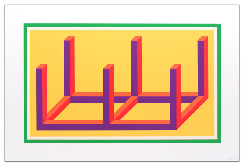 Isometric Figures Sol LeWitt Prints Catalogue Raisonné