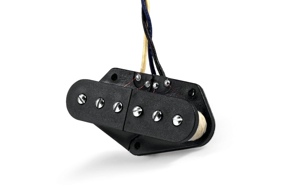Shop Fralin Split Steel Pole Tele Bridge Pickup Black Online