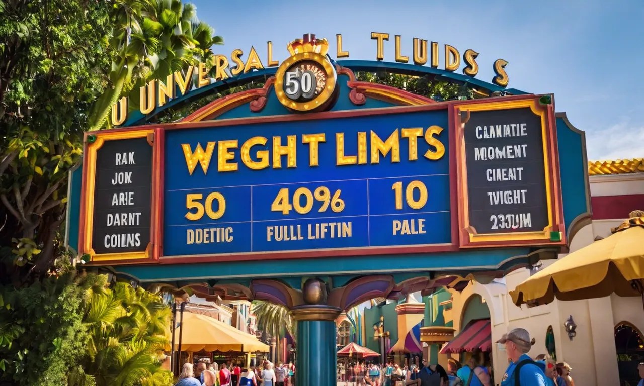 Universal Studios Ride Weight Limits A Comprehensive Guide