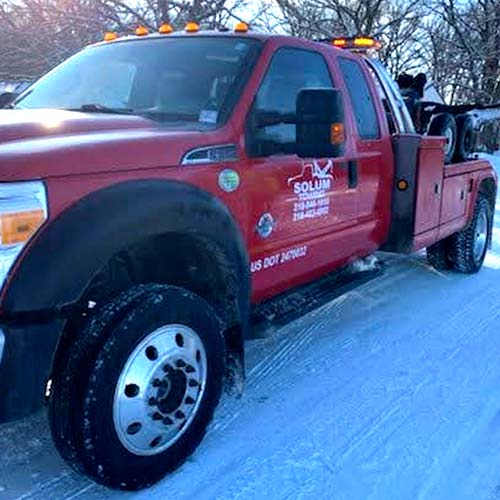 Towing Solum Towing in the Becker/Clay counties and surrounding areas