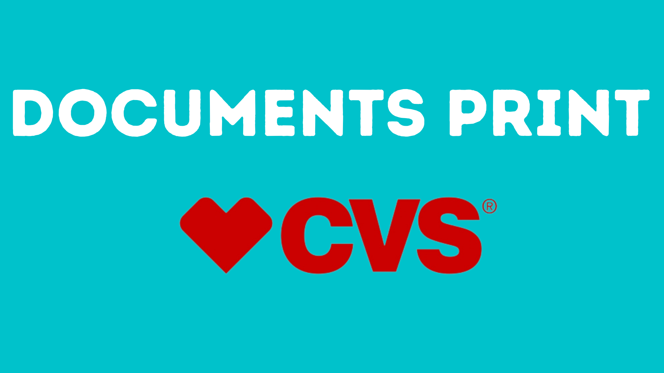 Do CVS print documents? And Cost (Explain) SolutionBlades