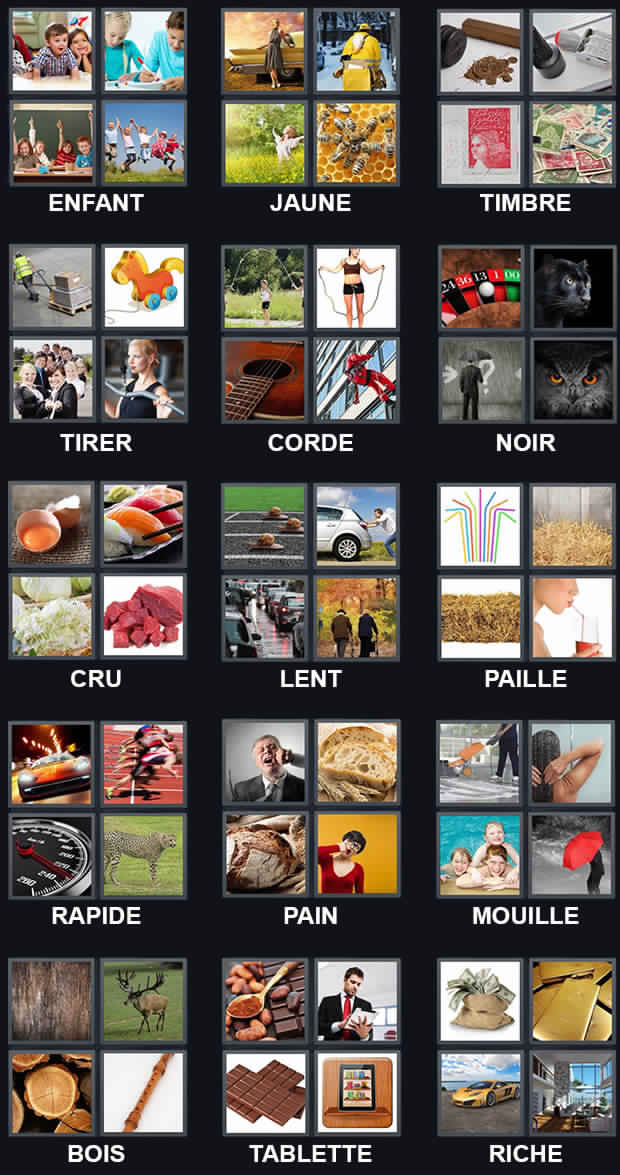 imprimer Soluce Jeu 4 Images 1 Mot dessin