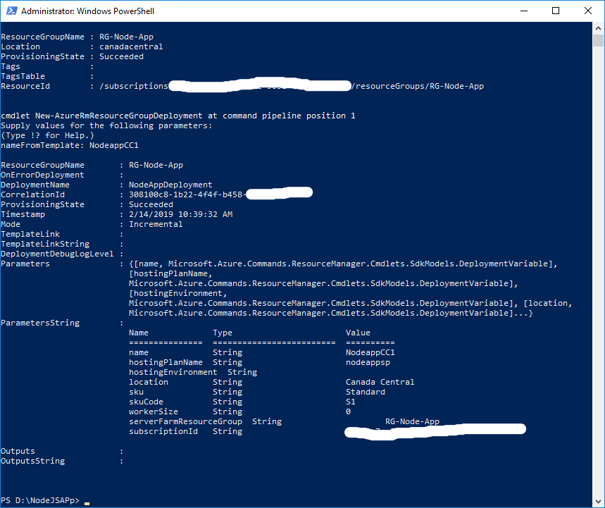 ElasticSearch Cluster + NodeJS Application on Azure Infrastructure
