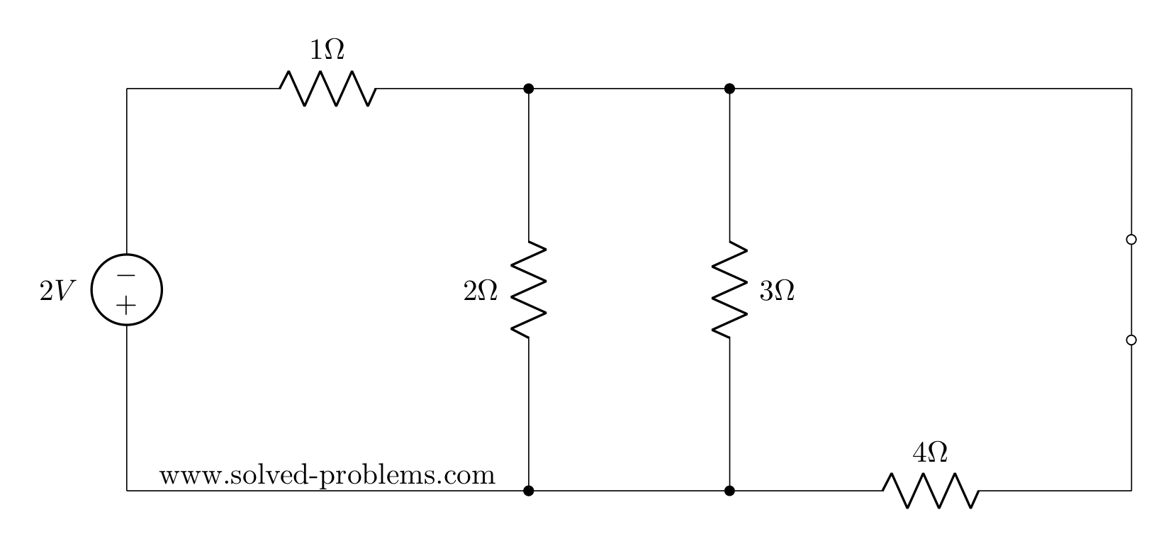 Solve the circuit using the superposition Solved Problems